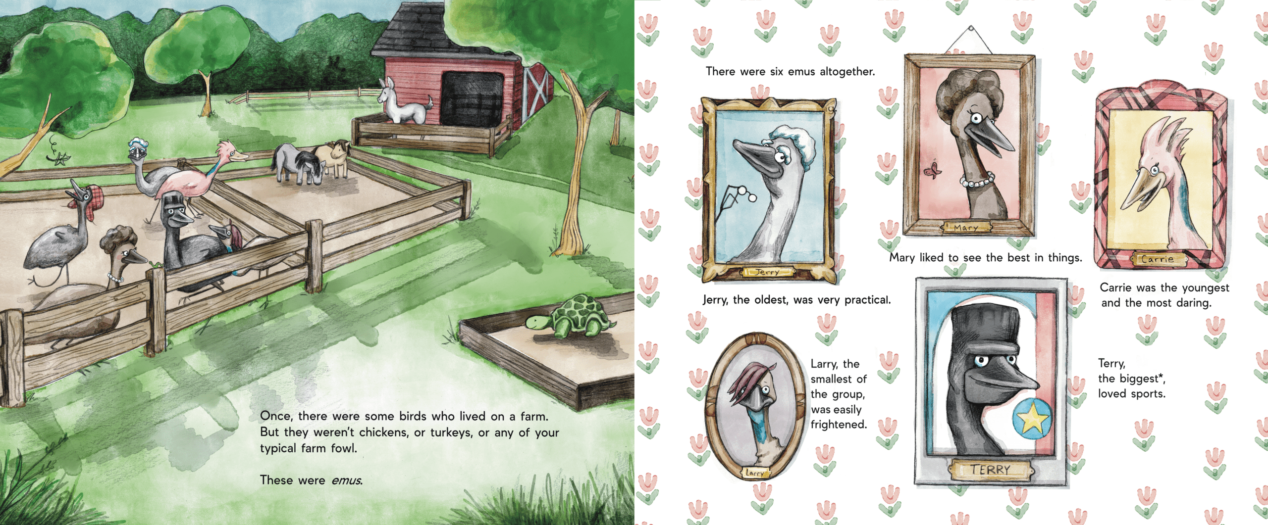 Emus on the Loose Hardcover Book - Image 2