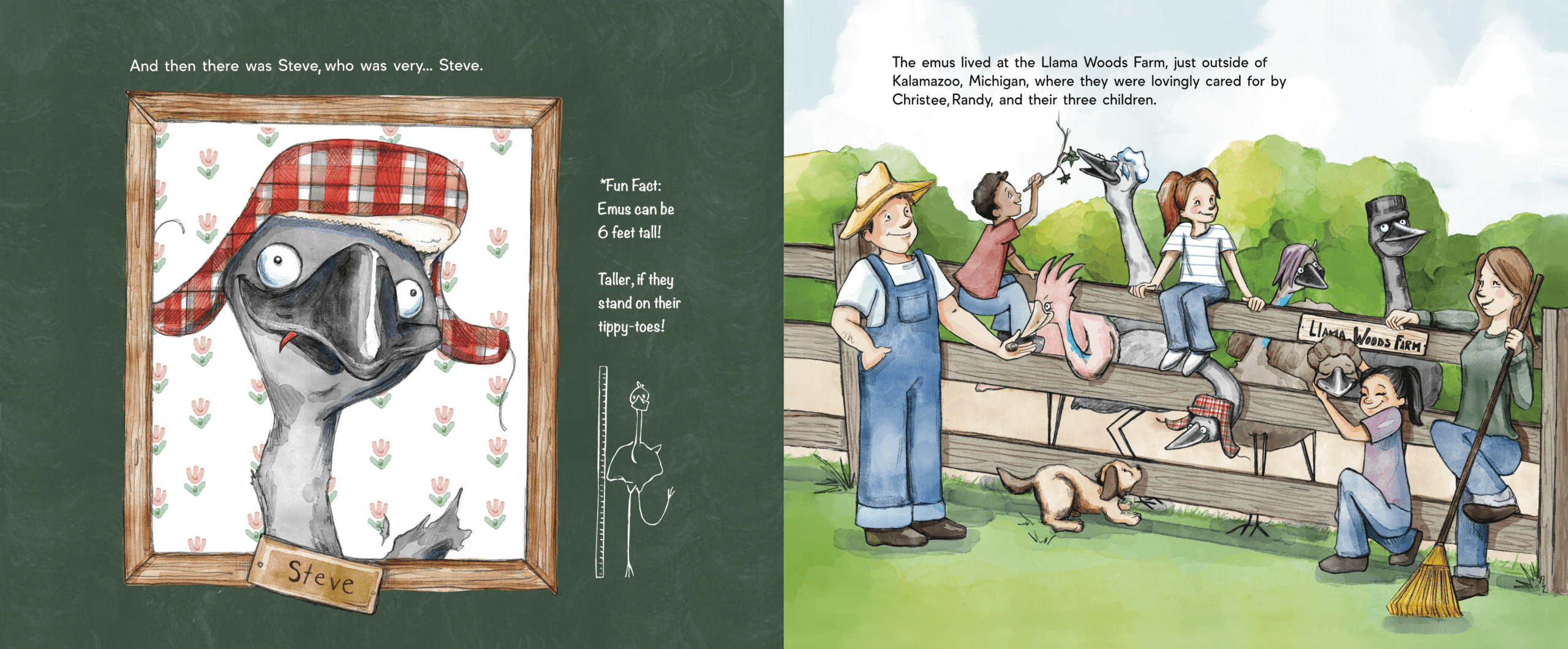 Emus on the Loose Hardcover Book - Image 3